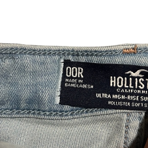 HOLLISTER Ultra High Rise Super Skinny Size 00R !! Great Condition - Picture 6 of 6